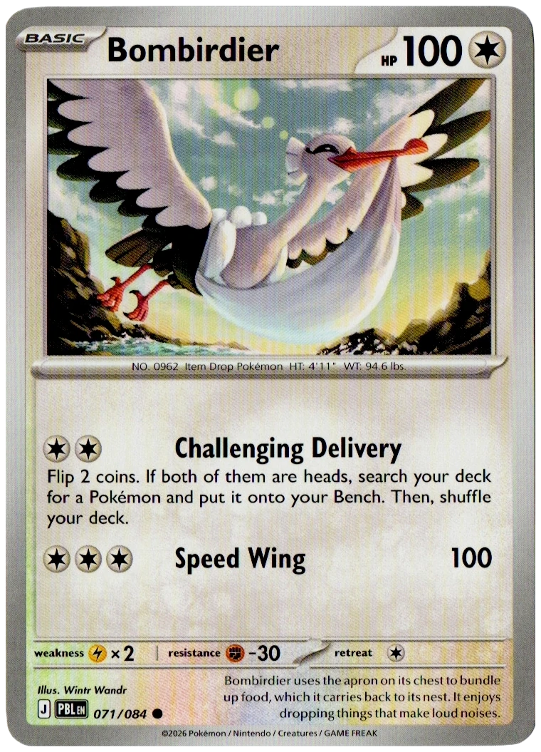 Bombirdier 071/084 from Pitch Black — Non-Holo, seller photograph