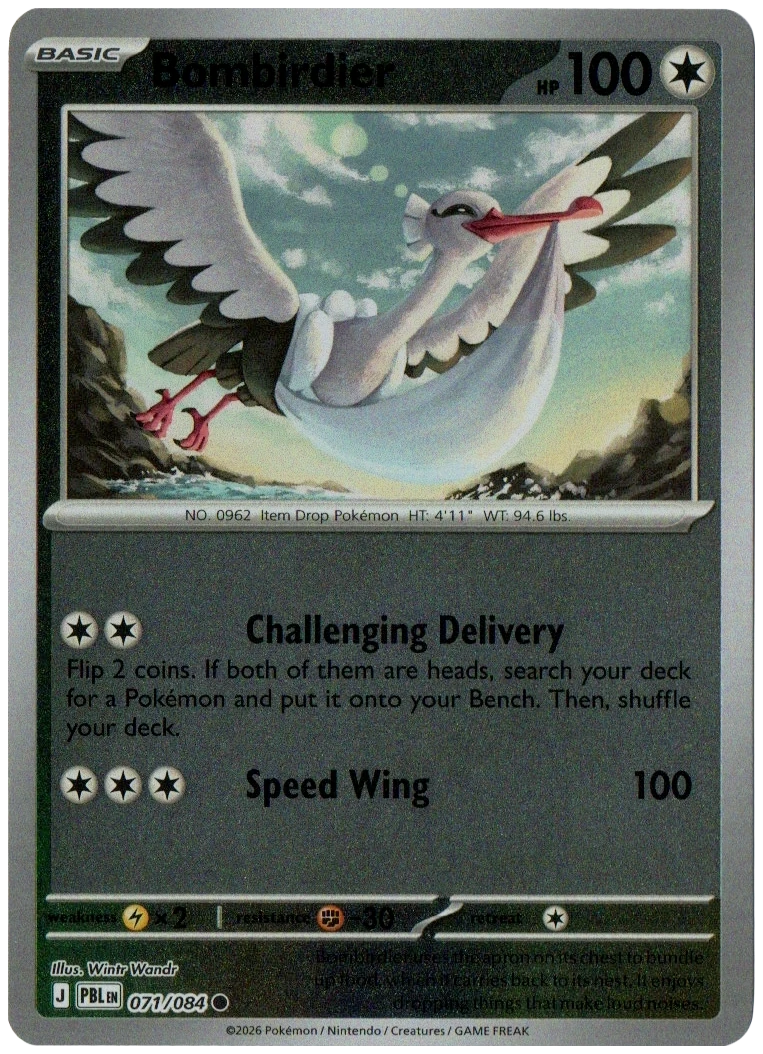 Bombirdier 071/084 from Pitch Black — Reverse Holo, seller photograph