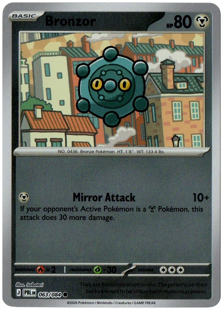 Bronzor 063/084 from Pitch Black — Reverse Holo, seller photograph
