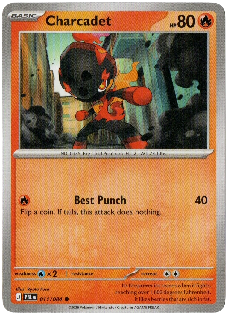 Charcadet 011/084 from Pitch Black — Non-Holo, seller photograph