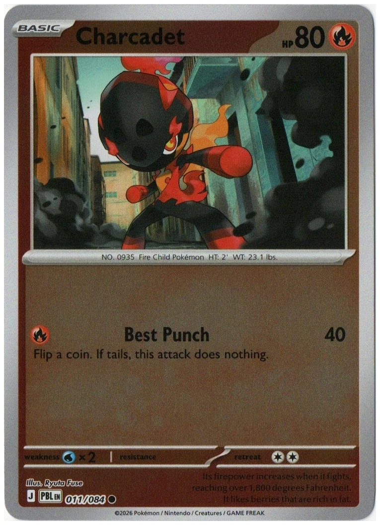 Charcadet 011/084 from Pitch Black — Reverse Holo, seller photograph