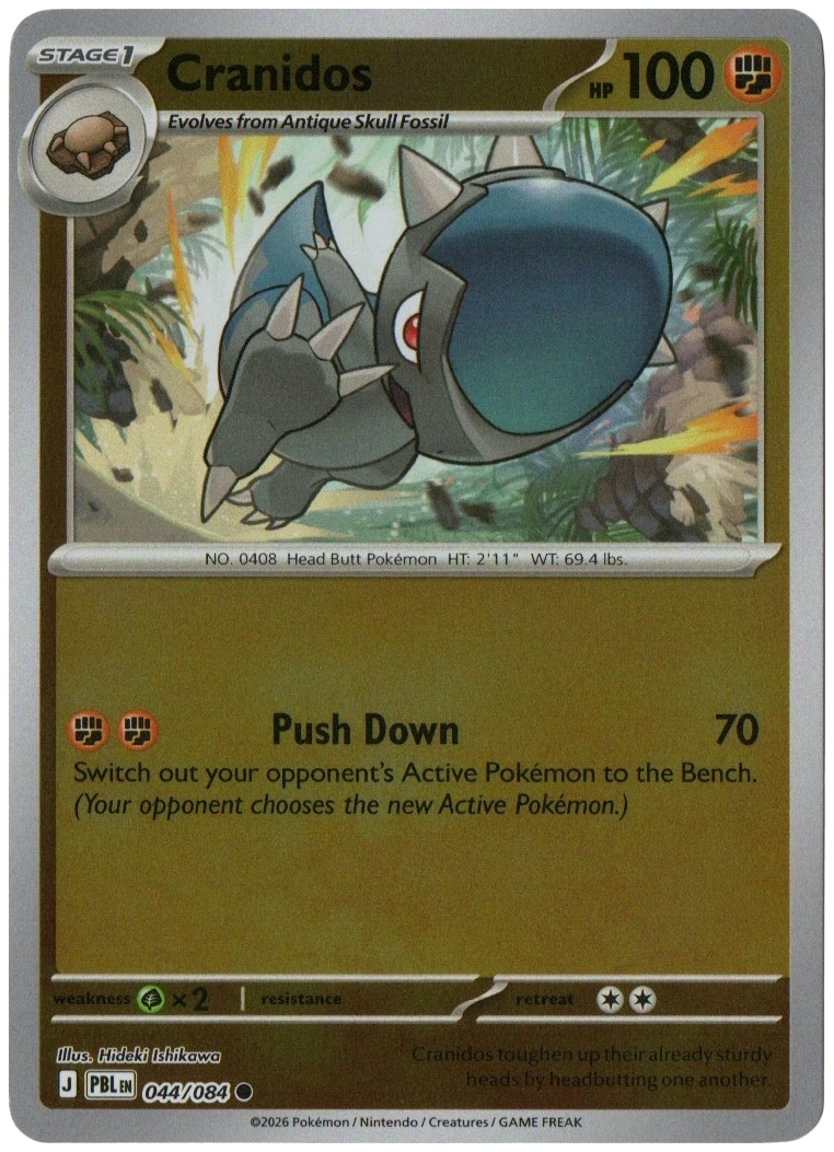 Cranidos 044/084 from Pitch Black — Reverse Holo, seller photograph