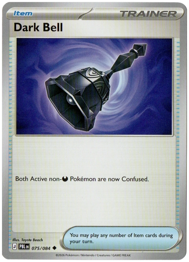 Dark Bell 075/084 from Pitch Black — Non-Holo, seller photograph
