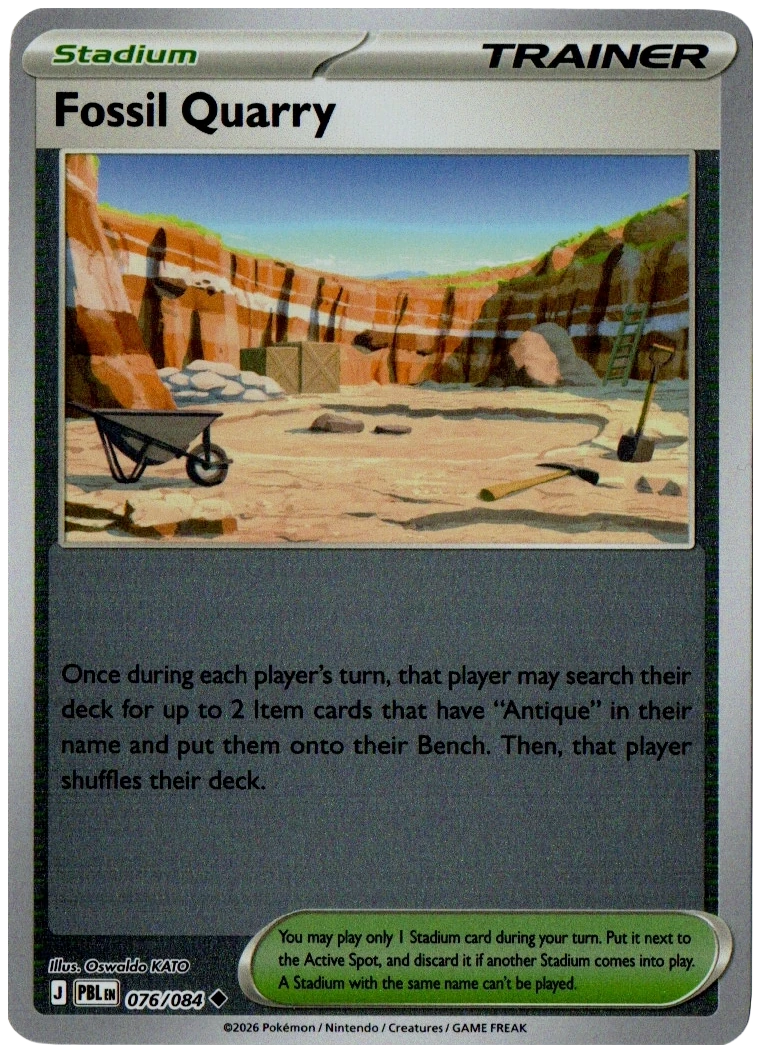 Fossil Quarry 076/084 from Pitch Black — Reverse Holo, seller photograph