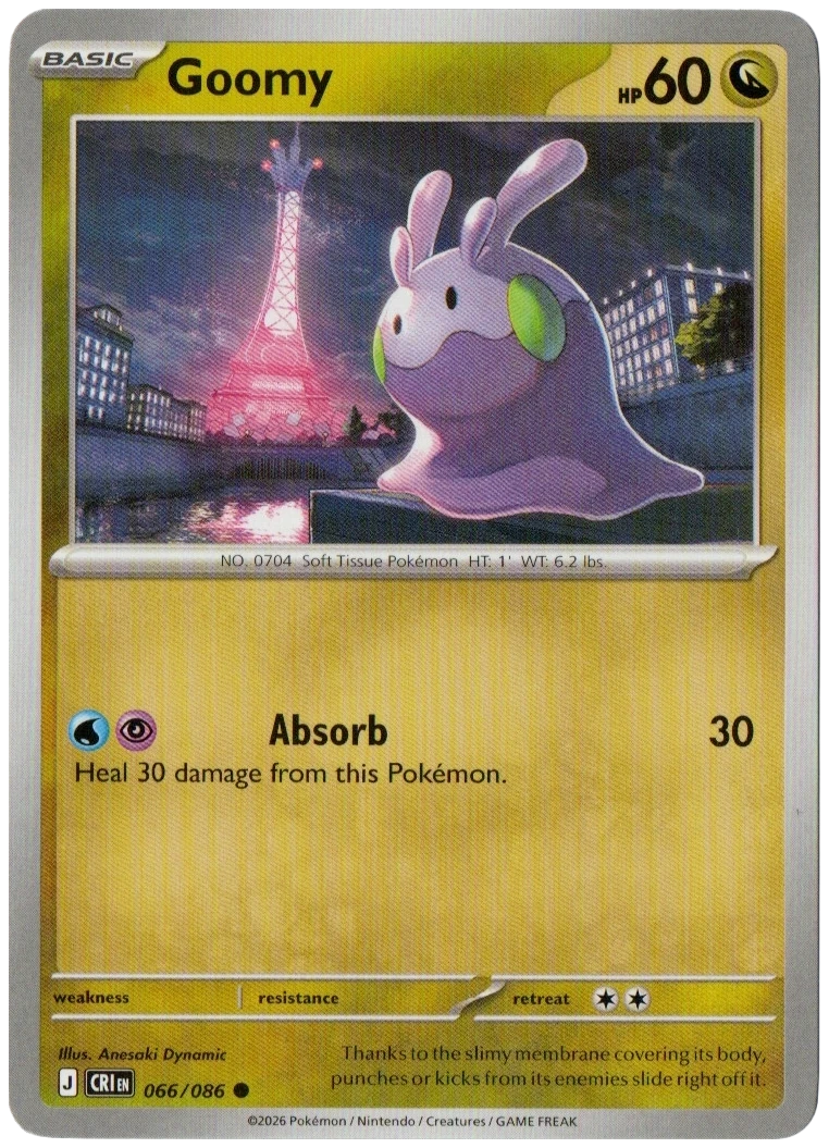 Goomy 066/086 from Chaos Rising — Non-Holo, seller photograph