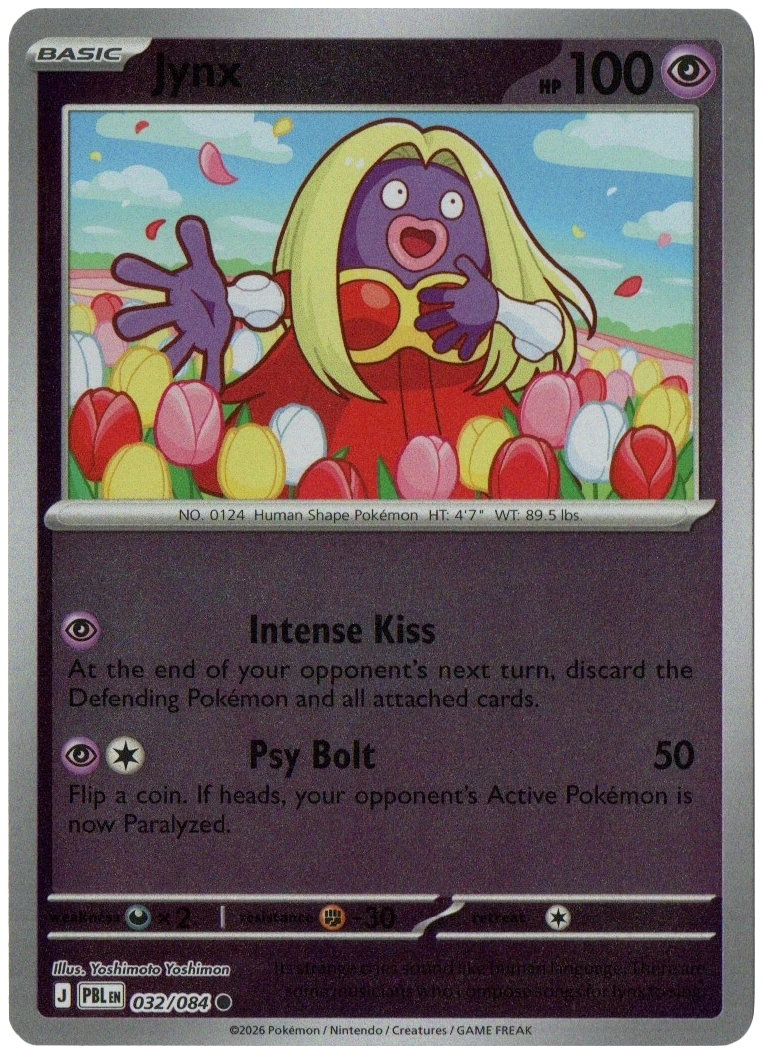 Jynx 032/084 from Pitch Black — Reverse Holo, seller photograph