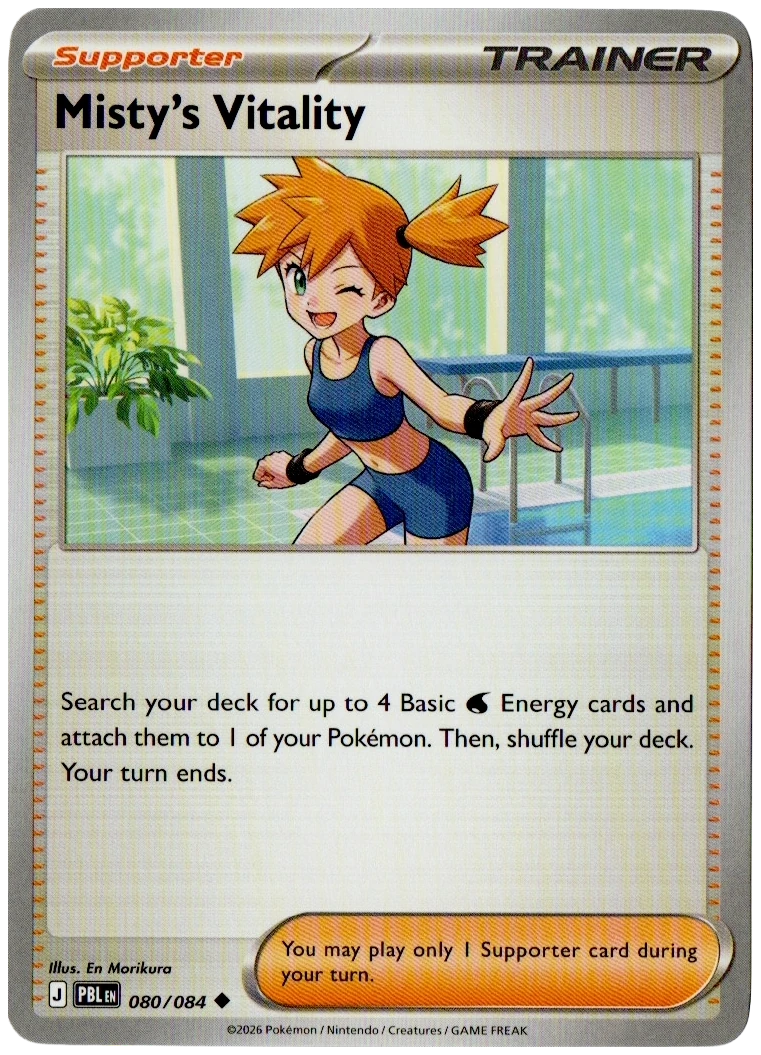 Misty's Vitality 080/084 from Pitch Black — Non-Holo, seller photograph
