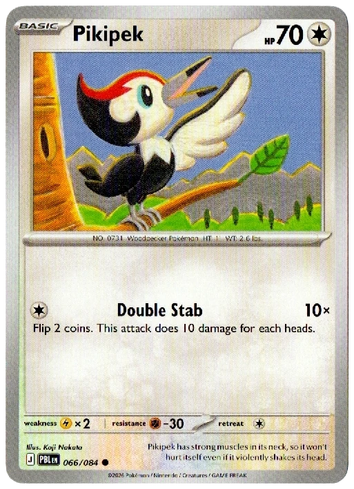 Pikipek 066/084 from Pitch Black — Non-Holo, seller photograph