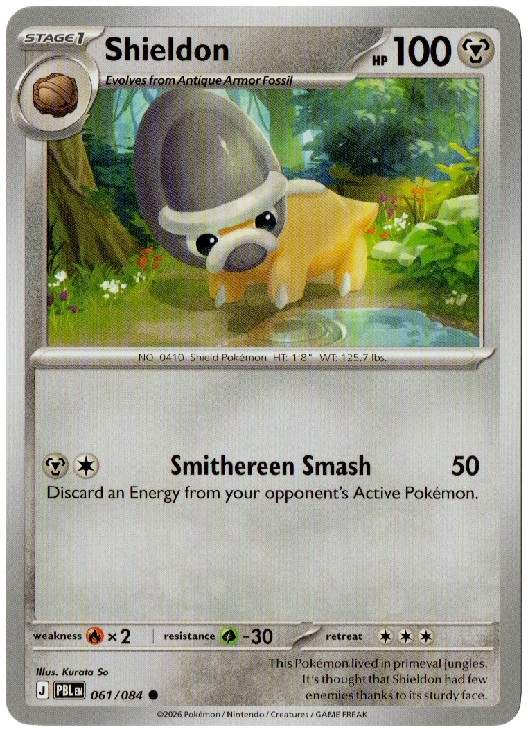 Shieldon 061/084 from Pitch Black — Non-Holo, seller photograph
