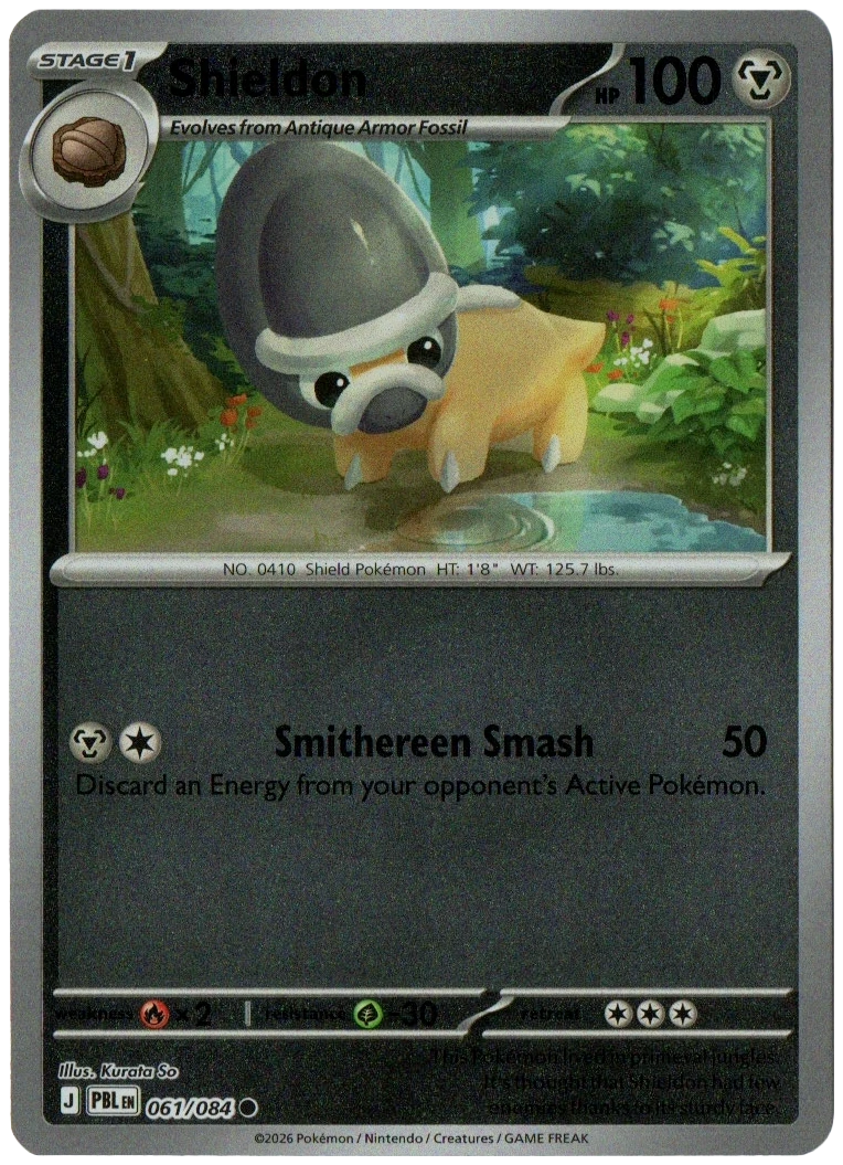 Shieldon 061/084 from Pitch Black — Reverse Holo, seller photograph