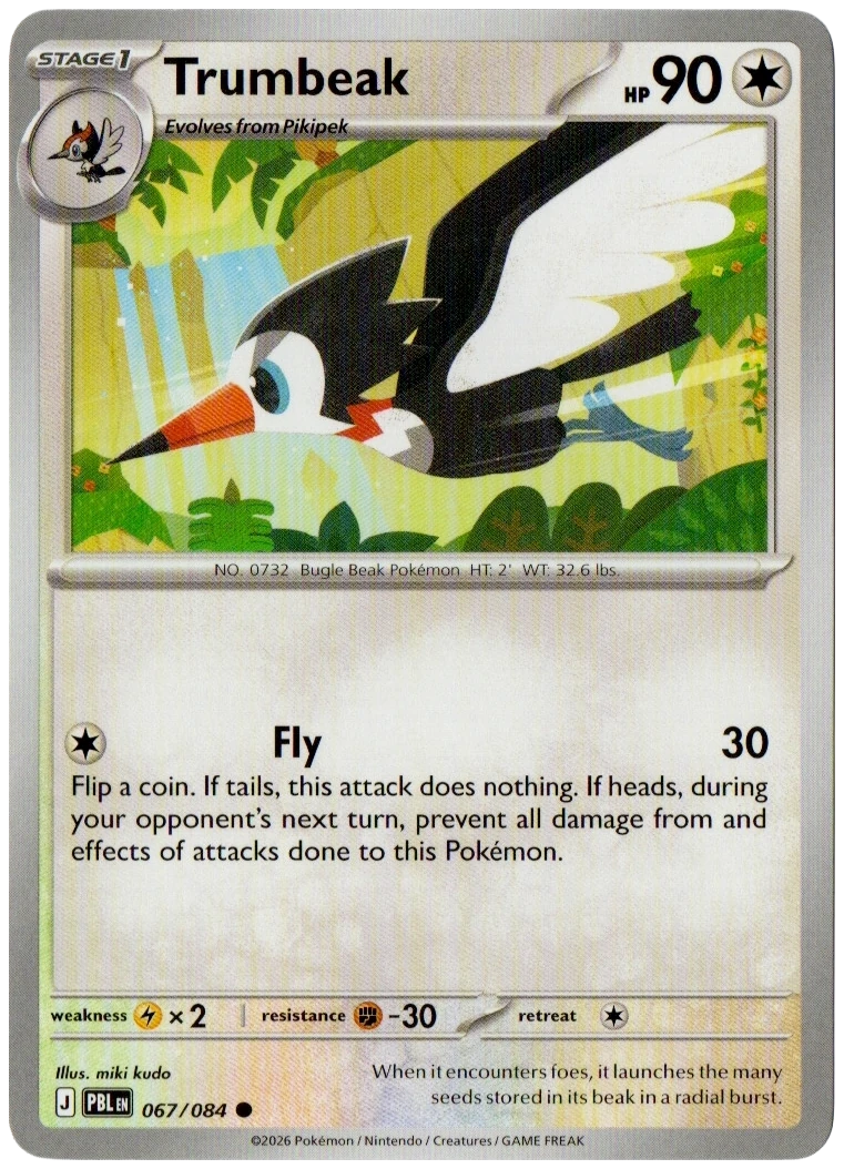 Trumbeak 067/084 from Pitch Black — Non-Holo, seller photograph