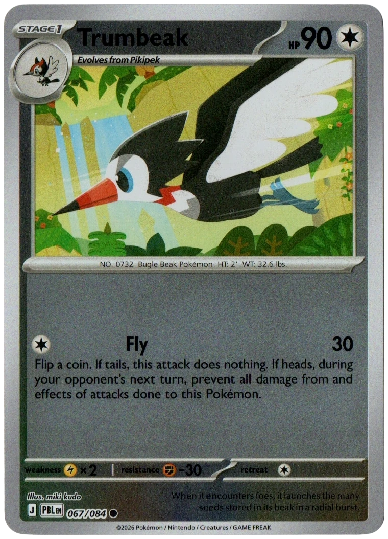 Trumbeak 067/084 from Pitch Black — Reverse Holo, seller photograph